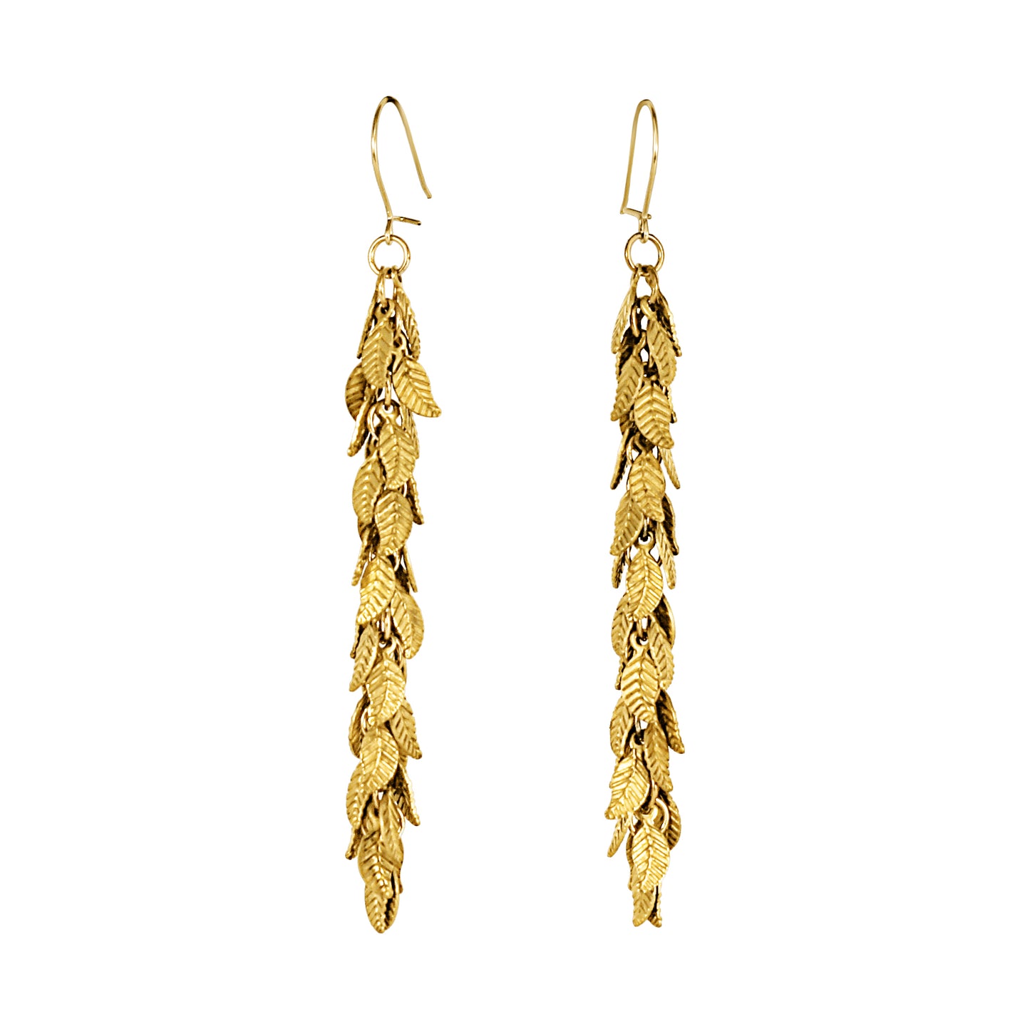 Dangly Leaf Earrings