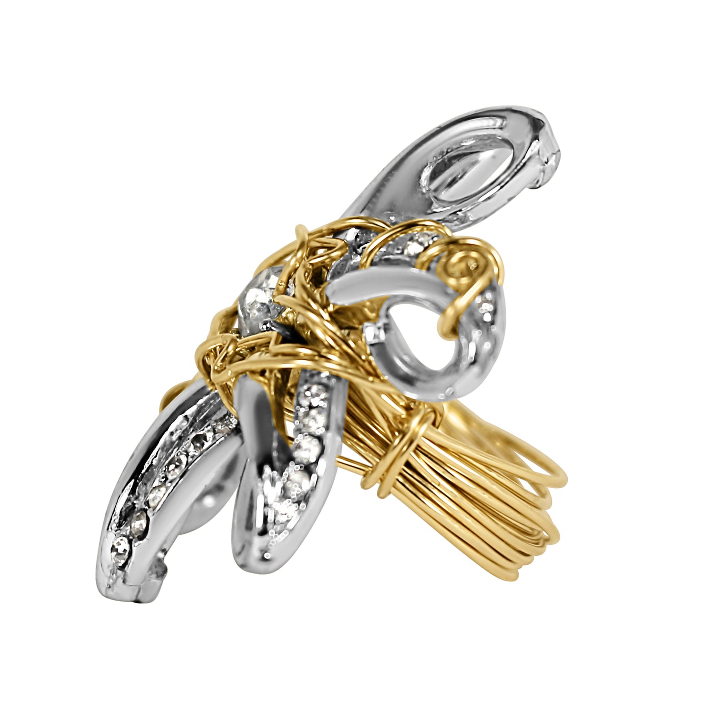 Snowflake Vintage Cocktail Ring